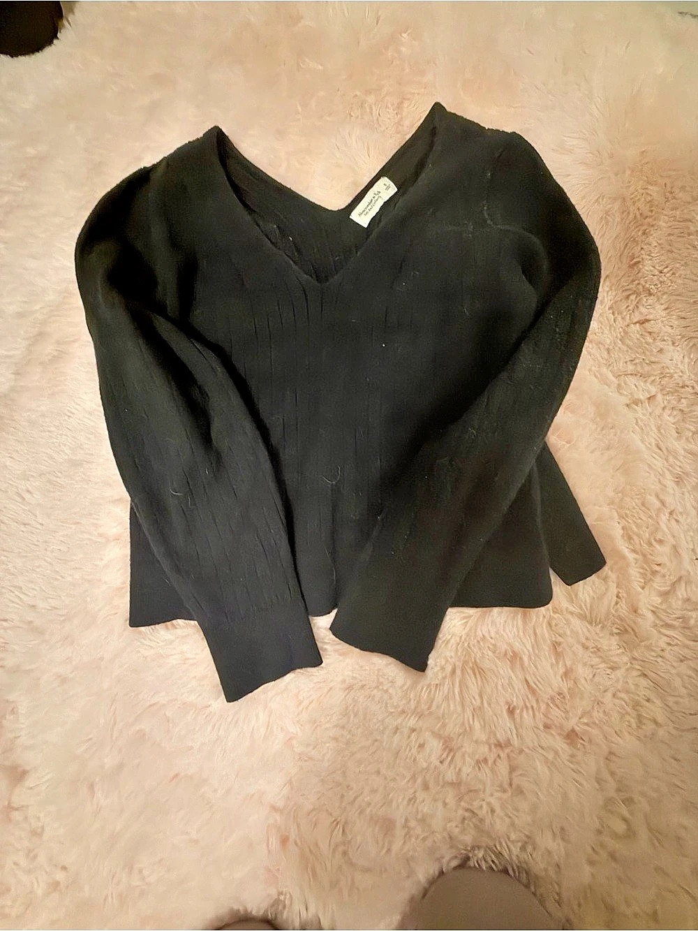🌟Abercrombie Black Long Sleeve Sweater